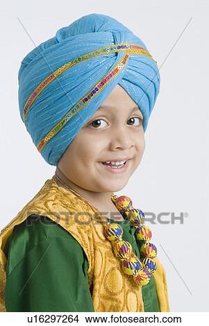 Picture - Portrait of a boy smiling . Fotosearch