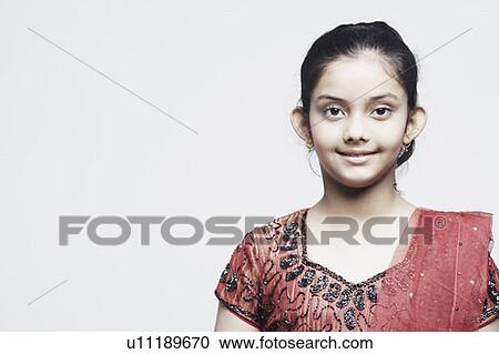 Portrait of a girl smiling View Large Photo Image Stock Image - Portrait of a girl smiling. Fotosearch