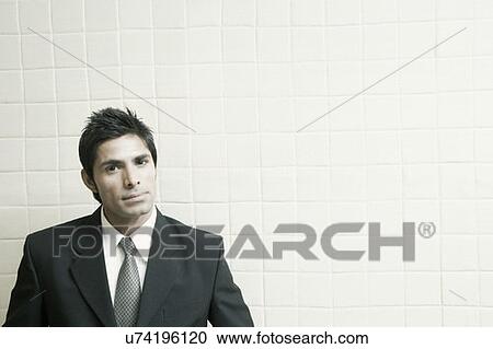 Stock Image - Portrait of a businessman. Fotosearch