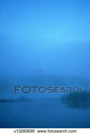 Blue, Dusk, Foggy, Haze, Horizon View Large Photo Image Stock Image - Blue, Dusk, Foggy, Haze, Horizon. Fotosearch