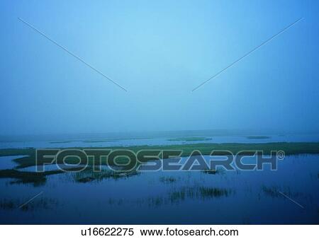 Stock Photography - Sunset, Clear Sky, Blue, Twilight, Haze. Fotosearch