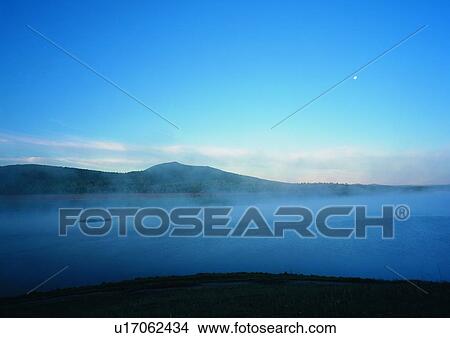 Picture - Travel Destinations, Coast, Sunset, Moon, Nature, Sky. Fotosearch