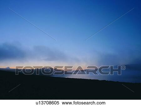 Twilight, Water, Light, Outdoor, Dawn View Large Photo Image Stock Photography - Twilight, Water, Light, Outdoor, Dawn. Fotosearch