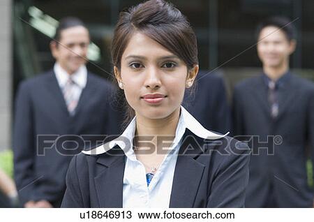 Portrait of a businesswoman looking confident, Singapore View Large Photo Image Stock Image - Portrait of a businesswoman looking confident, Singapore. Fotosearch