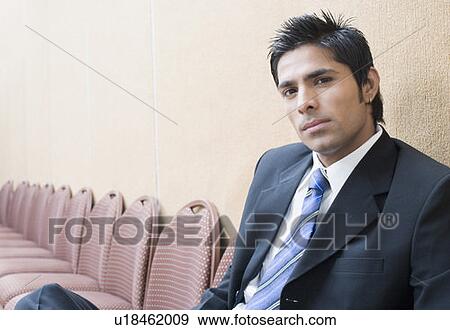 Portrait of a businessman thinking View Large Photo Image Stock Photo - Portrait of a businessman thinking. Fotosearch
