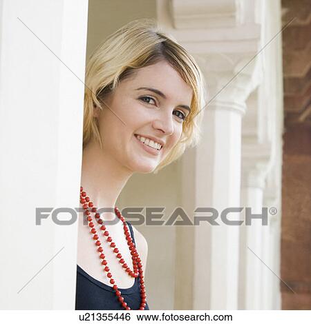 Portrait of a young woman smiling, Taj Mahal, Agra, Uttar Pradesh, India View Large Photo Image Stock Photograph - Portrait of a young woman smiling, Taj Mahal, Agra, Uttar Pradesh, India. Fotosearch